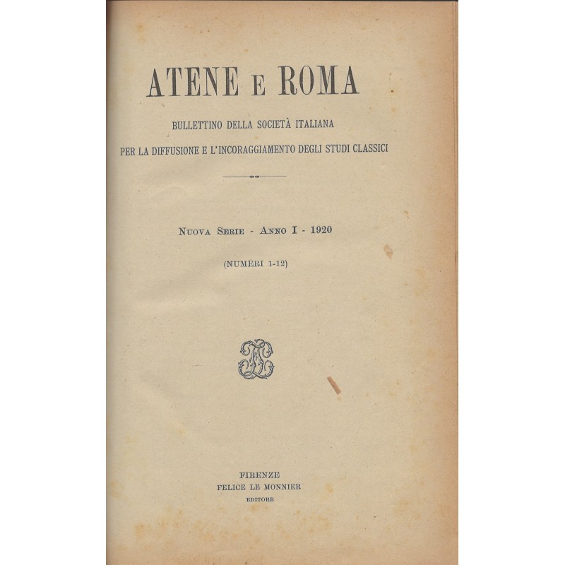 atene-e-roma-rivista-anno-1920