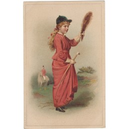 Cartolina d`epoca - Bambina
